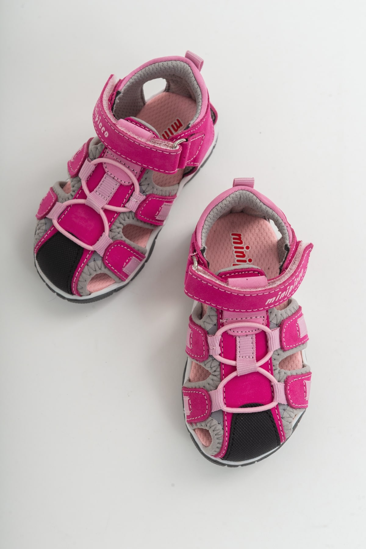 Minipicco Fuchsia Δερμάτινα Ορθοπεδικά Παιδικά Σανδάλια εξωτερικού χώρου - Image 3