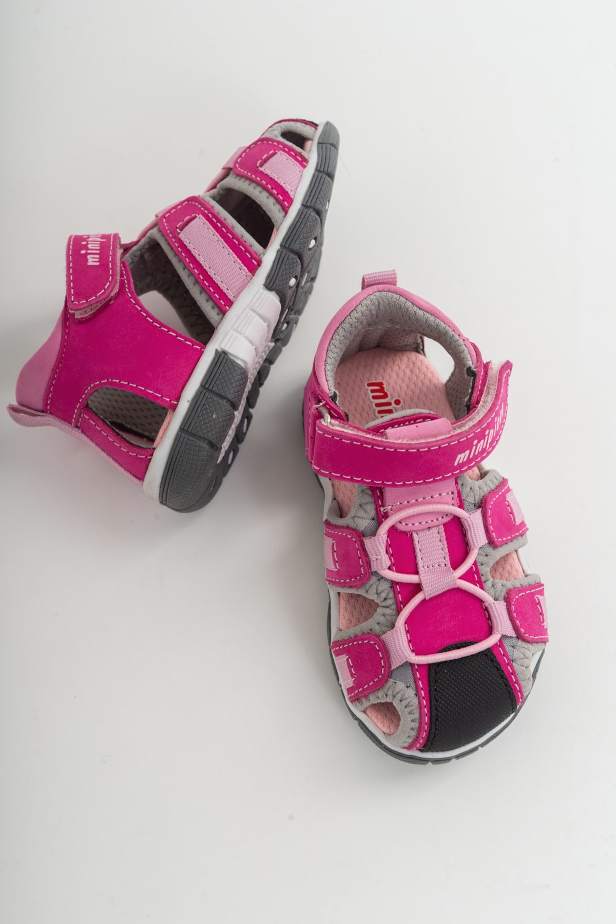 Minipicco Fuchsia Δερμάτινα Ορθοπεδικά Παιδικά Σανδάλια εξωτερικού χώρου - Image 4