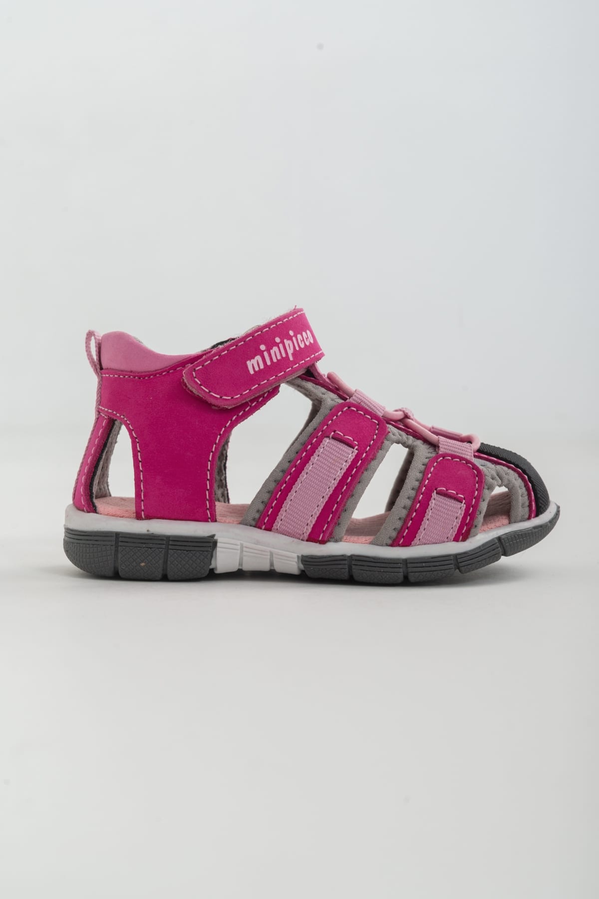 Minipicco Fuchsia Δερμάτινα Ορθοπεδικά Παιδικά Σανδάλια εξωτερικού χώρου - Image 5