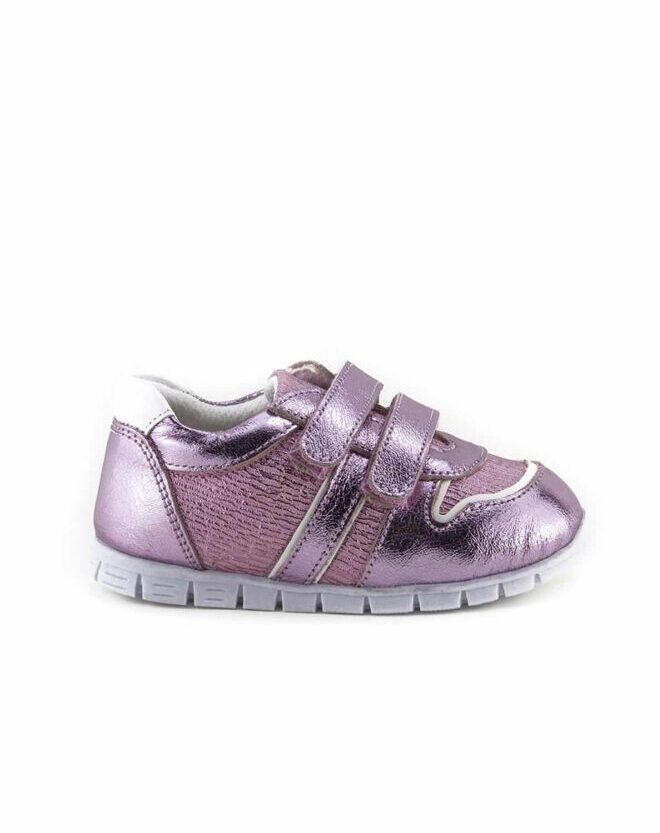 Παιδικά παπούτσια Minipicco Baby Girl Pink Leather Orthopedic Support