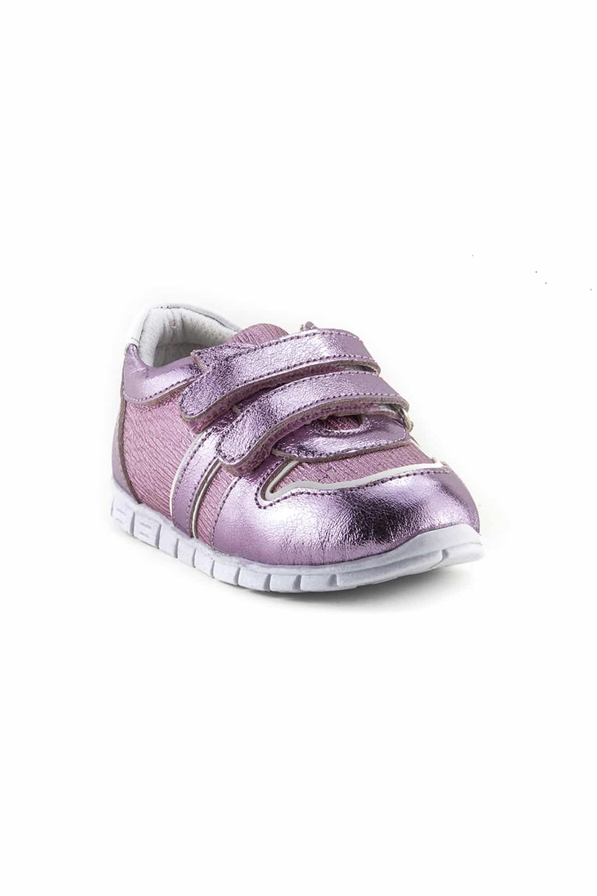 Παιδικά παπούτσια Minipicco Baby Girl Pink Leather Orthopedic Support - Image 2