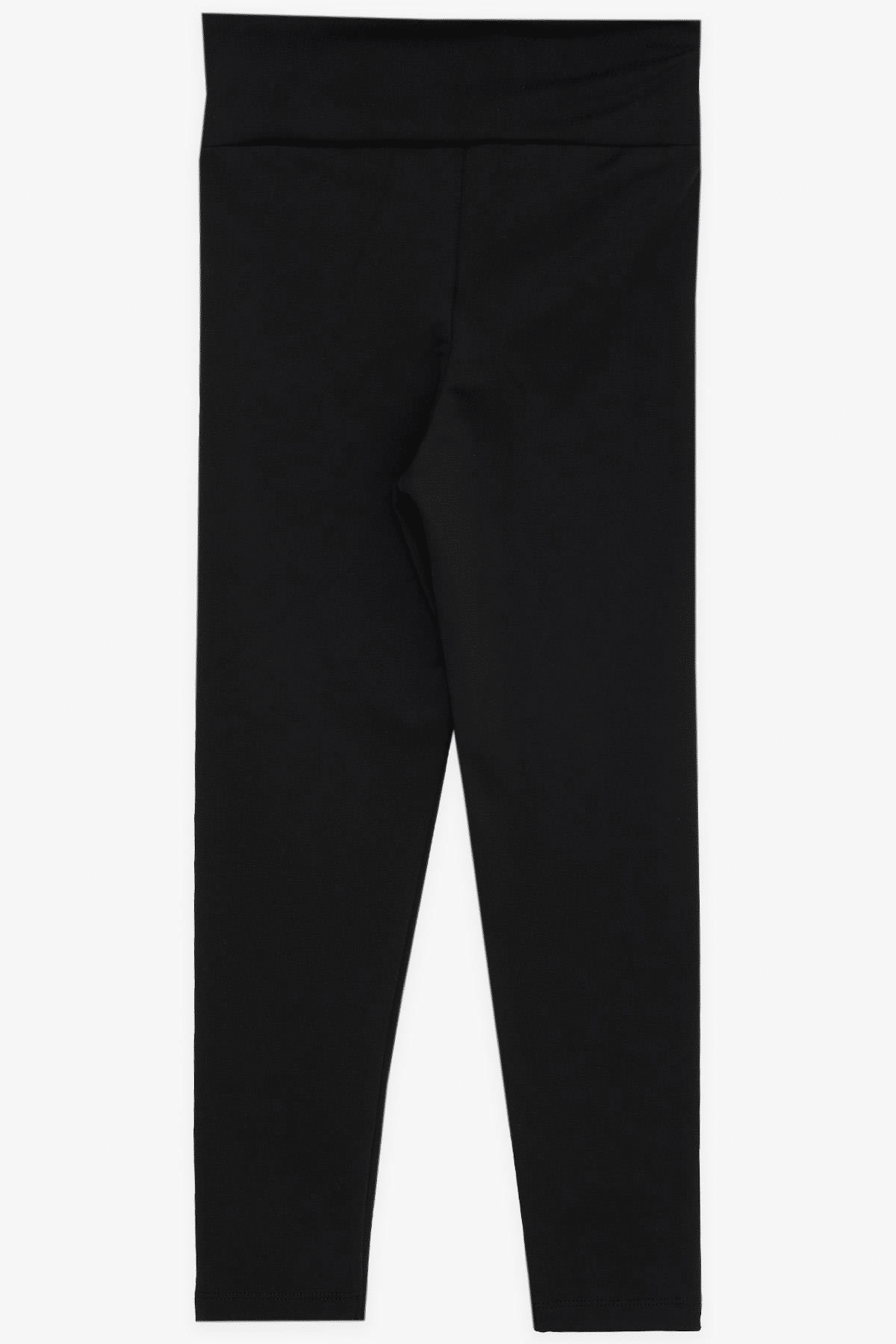 Μαύρο μακρύ κολάν fleece (2-6 ετών) - Image 2