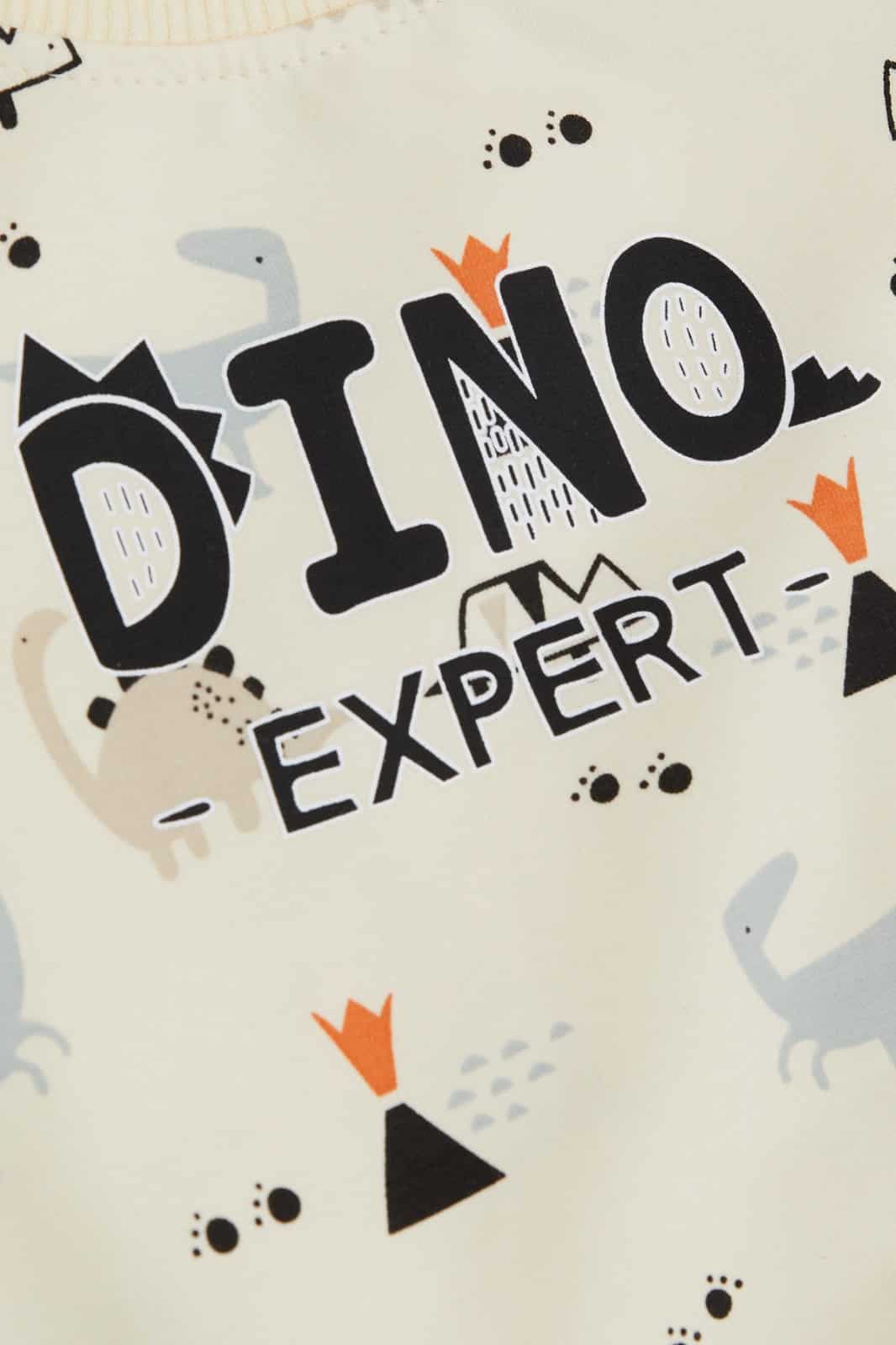 Σετ Φόρμας για αγόρι με μοτίβο δεινόσαυρους DINO EXPERT (6μηνών-2 ετών) - Image 5