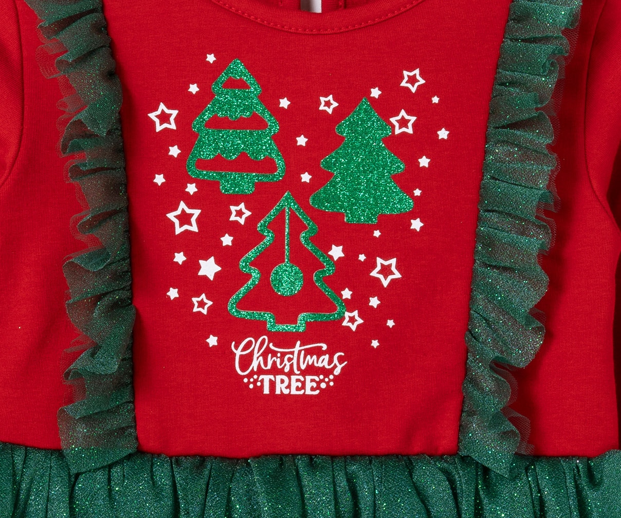 Βρεφικό χριστουγεννιάτικο φόρεμα CHRISTMAS TREE (2-5 ετών) - Image 2