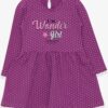 Μακρυμάνικο polka dot φόρεμα "WONDER GIRL" (3-7 ετών)