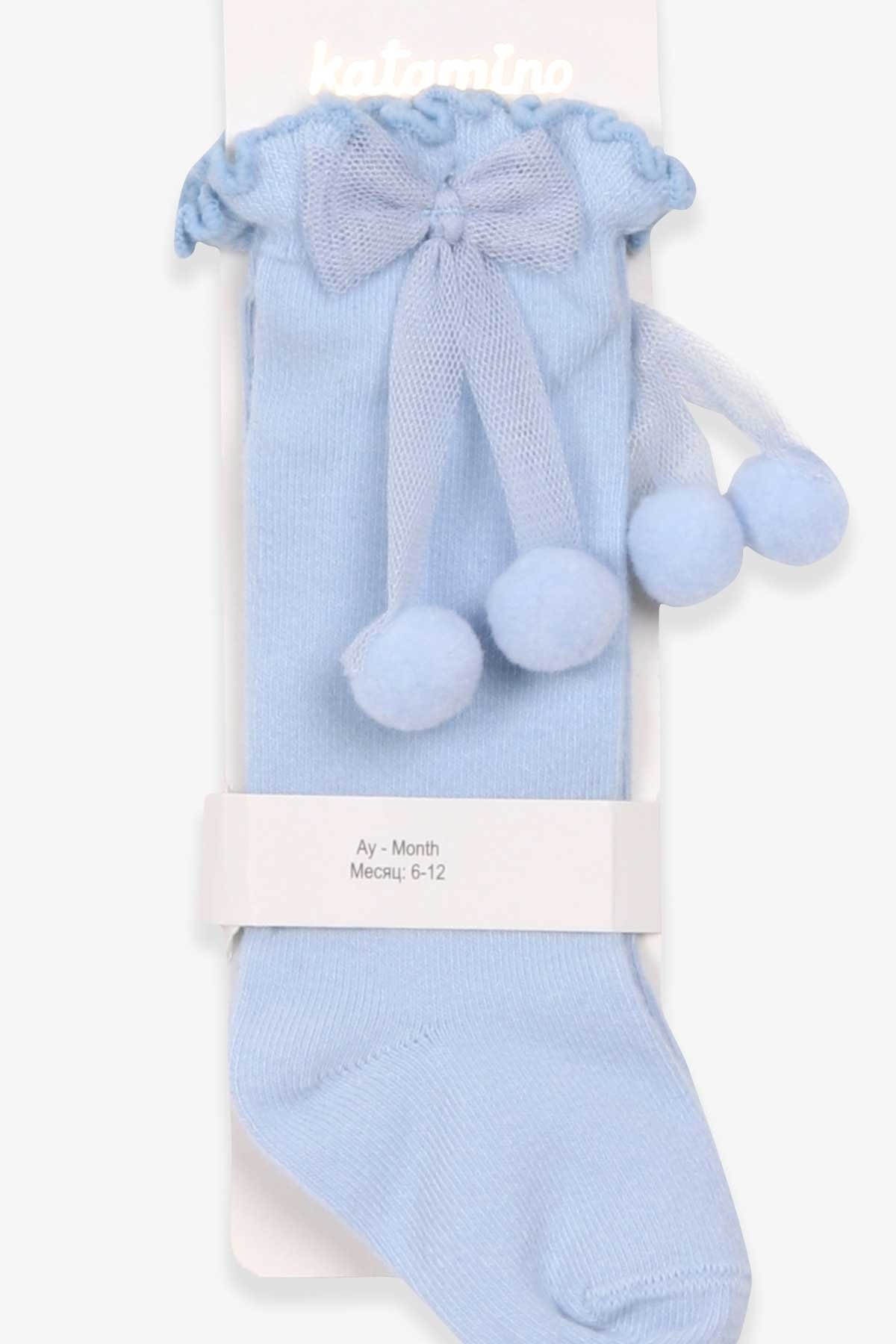 Κάλτσες ως το γόνατο "BOW-POM.POM" (0 μηνών-1,5 ετών) - Image 2