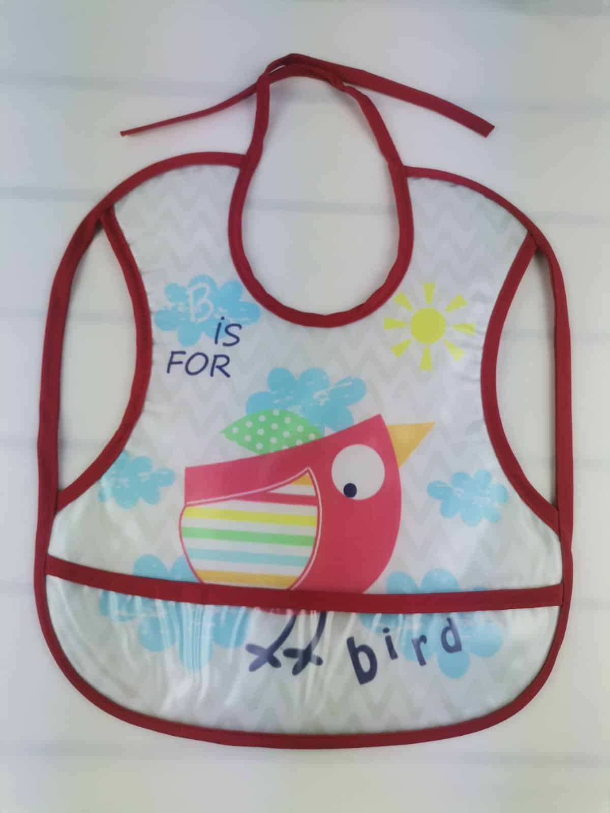 Αδιάβροχη σαλιάρα bird με θέση για χεράκια