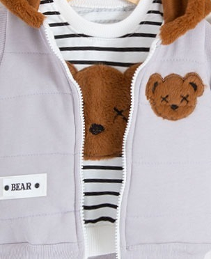 Σετ φόρμες "TEDDY BEAR" (06-18 μηνών) - Image 2