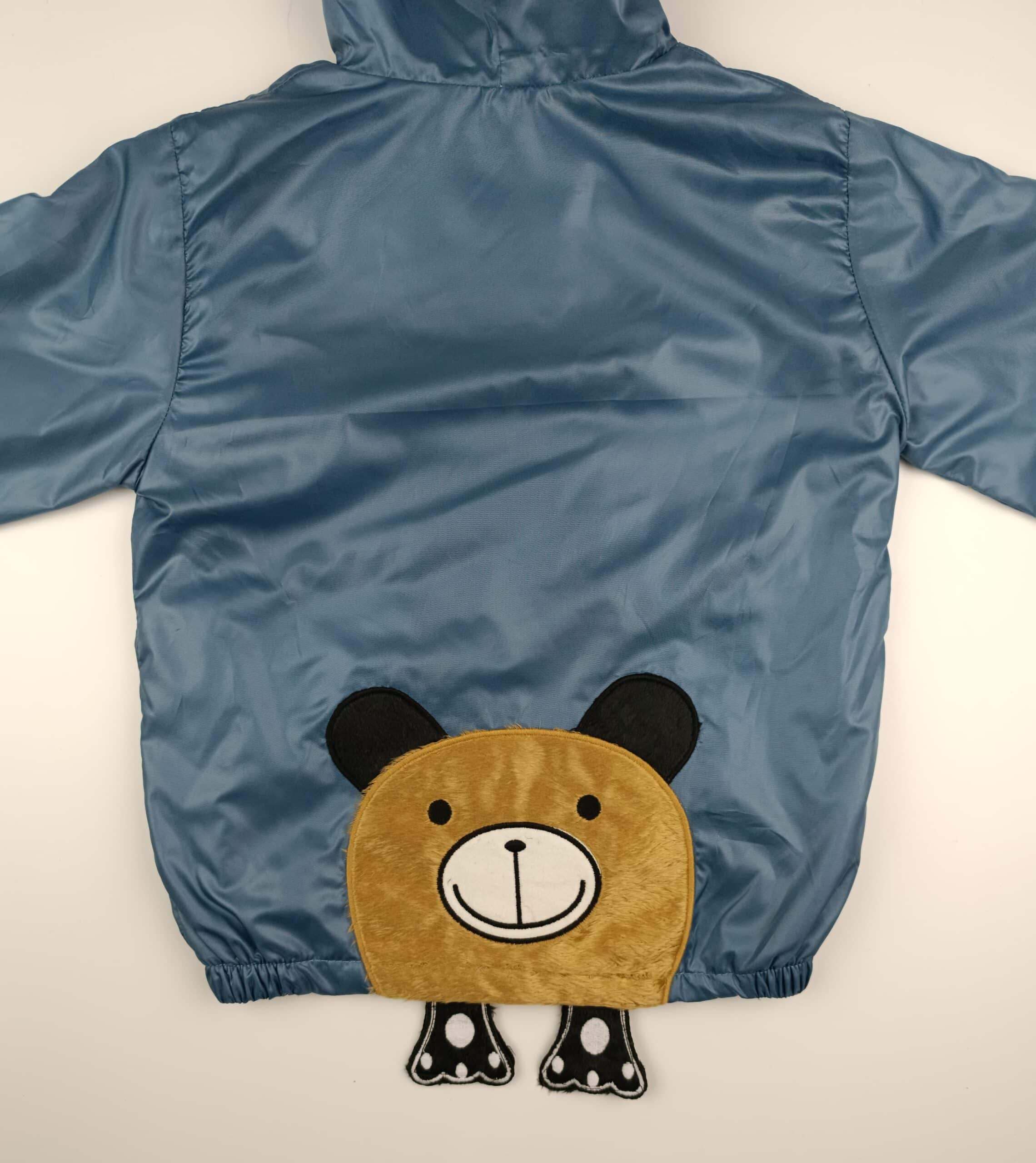 Μπλε αδιάβροχο "HAPPY BEAR" (12μηνών-4 ετών) - Image 2