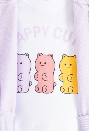 Φόρμες "CUTE" σετ 3τμχ (6-18μηνών) - Image 4