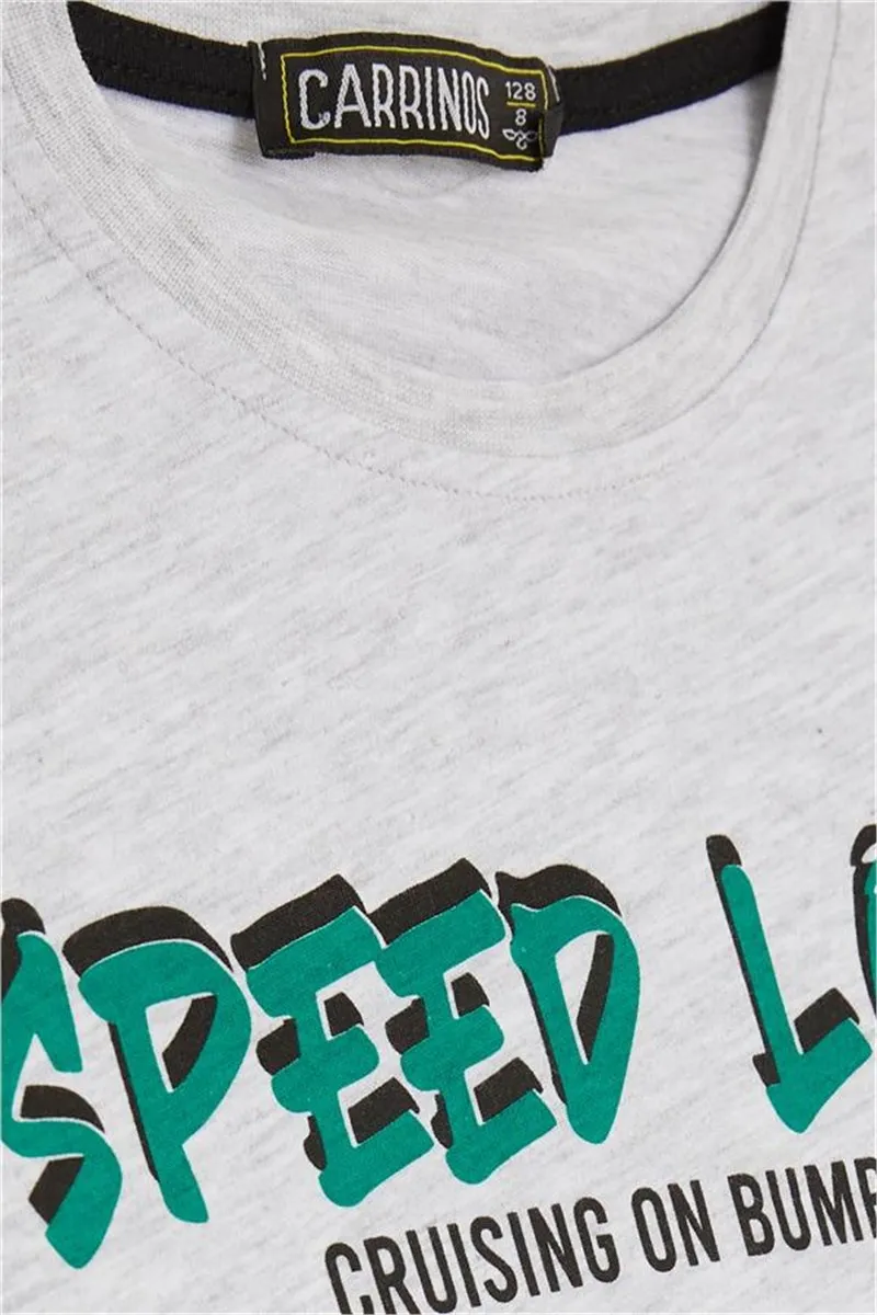 Σετ βερμούδα & μπλούζα "Speed Loving" (6 ετών) - Image 5