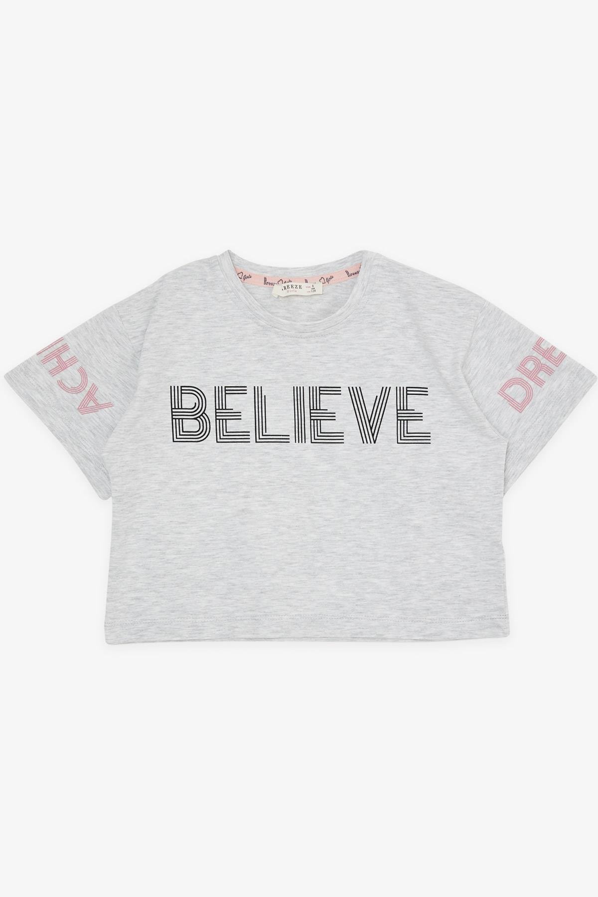 Σετ κολάν & T-Shirt γκρι BELIEVE (8-12 ετών) - Image 4