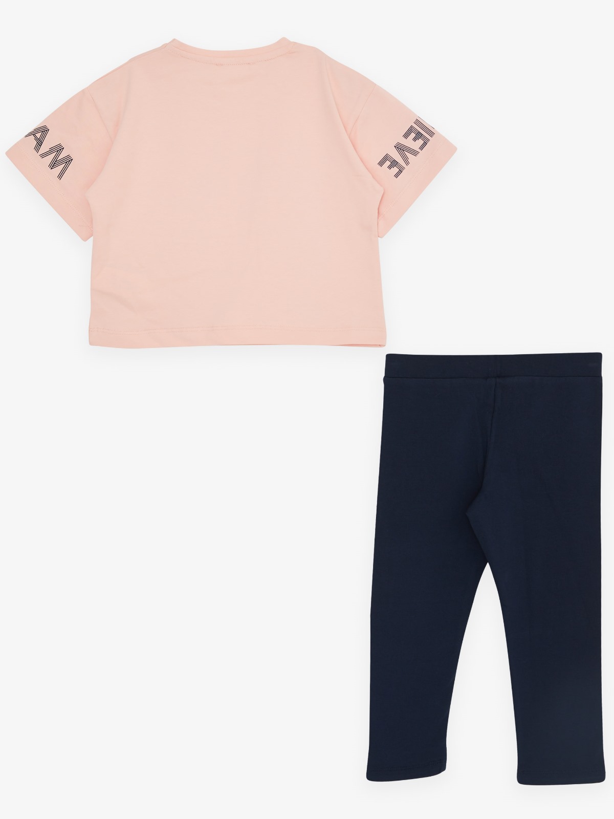 Σετ κολάν & T-Shirt σομόν BELIEVE (8-12 ετών) - Image 3