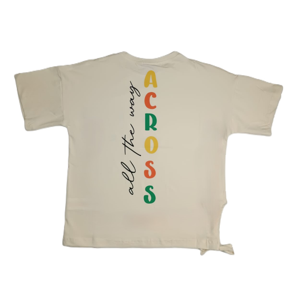 Κοριτσίστικο μπεζ T-Shirt με σχέδιο (9-12 ετών) - Image 4