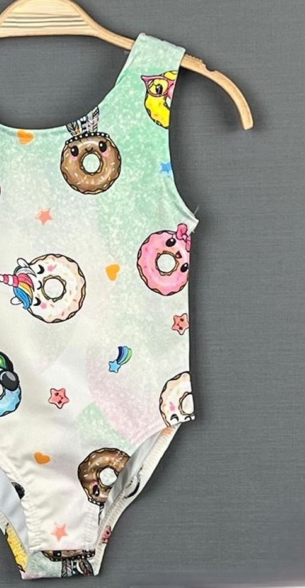 Ολόσωμο μαγιό με Donuts (3-7 ετών) - Image 2